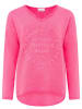 Zwillingsherz Pullover "Positive Mind" in Pink