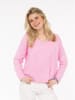 Zwillingsherz Sweter "Positive Mind" w kolorze jasnoróżowym