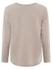 Zwillingsherz Pullover "Positive Mind" in Taupe