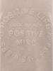Zwillingsherz Trui "Positive Mind" taupe