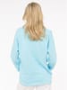Zwillingsherz Pullover "Positive Mind" in Türkis