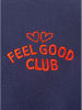 Zwillingsherz Bluza "Feel Good Club" w kolorze granatowym