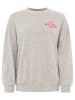 Zwillingsherz Sweatshirt "Feel Good Club" in Grau