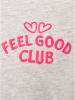 Zwillingsherz Koszulka "Feel Good Club" w kolorze szarym