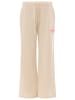 Zwillingsherz Sweatbroek "Feel Good Club" beige