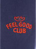 Zwillingsherz Szorty dresowe "Feel Good Club" w kolorze granatowym