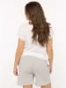 Zwillingsherz Sweatshorts "Feel Good Club" in Grau