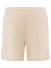 Zwillingsherz Sweatshort "Feel Good Club" beige
