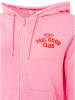 Zwillingsherz Sweatvest "Feel Good Club" lichtroze
