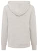 Zwillingsherz Sweatjacke "Feel Good Club" in Grau