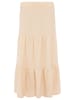 Zwillingsherz Muślinowa spódnica w kolorze beżowym