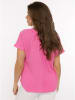 Zwillingsherz Musselin-Bluse in Pink