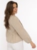 Zwillingsherz Bluse in Beige