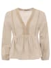 Zwillingsherz Bluse in Beige