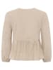 Zwillingsherz Blouse beige