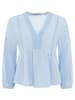 Zwillingsherz Blouse lichtblauw