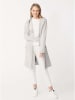 Zwillingsherz Cardigan "Janina" in Hellgrau