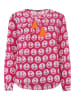Zwillingsherz Blouse "Maritime Kreise" roze