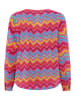 Zwillingsherz Bluse "Bunte Wellen" in Bunt