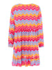 Zwillingsherz Kleid "Bunte Wellen" in Bunt