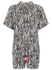 Zwillingsherz 2-delige outfit "Zebra Print" zwart/wit