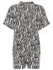 Zwillingsherz 2-delige outfit "Zebra Print" zwart/wit