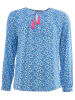 Zwillingsherz Bluse "Irma" in Blau