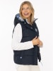 Zwillingsherz Doorgestikte bodywarmer "Strandglück" donkerblauw