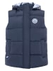Zwillingsherz Doorgestikte bodywarmer "Strandglück" donkerblauw
