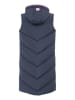 Zwillingsherz Doorgestikte bodywarmer "Heimatgefühl" donkerblauw