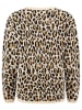 Zwillingsherz Pullover "Wild Heart" in Beige/ Hellbraun