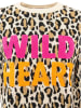 Zwillingsherz Sweter "Wild Heart" w kolorze beżowo-jasnobrązowym