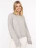 Zwillingsherz Pullover in Grau