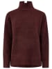 Zwillingsherz Pullover in Bordeaux