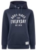 Zwillingsherz Hoodie "Everyday" donkerblauw