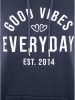 Zwillingsherz Hoodie "Everyday" donkerblauw