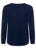 Zwillingsherz Kaschmir-Pullover in Dunkelblau