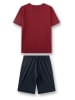 Sanetta Pyjama rood/donkerblauw