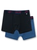 Sanetta 2-delige set: boxershorts donkerblauw/blauw