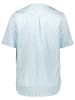 Eterna Bluse in Hellblau/ Weiß