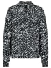 Sublevel Bluse in Schwarz/ Weiß