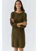 Oui Kleid in Khaki