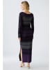 Oui Kleid in Grau/ Lila