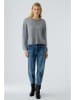 Oui Wollpullover in Grau