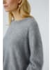 Oui Wollpullover in Grau