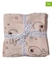 done by deer 2-delige set: gaasdoeken "Sea friends" lichtroze - (L)120 x (B)120 cm