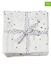 done by deer 2-delige set: gaasdoeken "Dreamy dots" wit - (L)120 x (B)120 cm