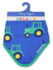 Toby Tiger Dreieckstuch in Blau - (L)32 x (B)22 cm