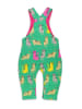 Toby Tiger Latzhose in Grün/ Bunt