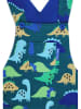 Toby Tiger Latzhose in Blau/ Grün